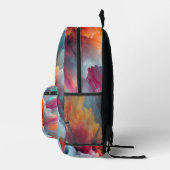 Abstract Color Explosion Contemporary Art Bedruckter Rucksack (Rechts)