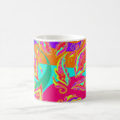 abstract,color,pattern, indian,mandala,pink kaffeetasse (Mittel)