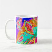 abstract,color,pattern, indian,mandala,pink kaffeetasse (Links)