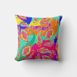 abstract,color,pattern, indian,mandala,pink kissen