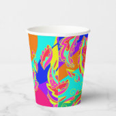 abstract,color,pattern, indian,mandala,pink pappbecher (Rechts)
