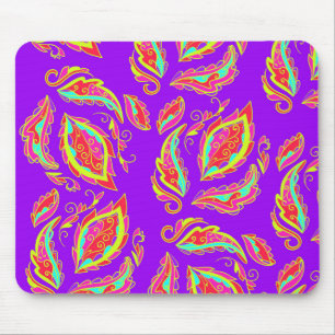 abstract,color,pattern,indian,mandala,purple mousepad