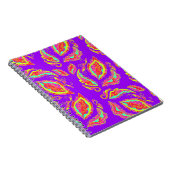 abstract,color,pattern,indian,mandala,purple notizblock (Rechte Seite)