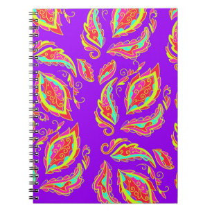 abstract,color,pattern,indian,mandala,purple notizblock