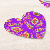 abstract,color,pattern,indian,mandala,purple untersetzer (angewinkelt)