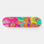 Abstract color pattern skateboard (Horizontal)