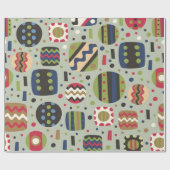 abstract color pattern textiles, interior designli geschenkpapier (Flach)