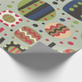 abstract color pattern textiles, interior designli geschenkpapier (Ecke)