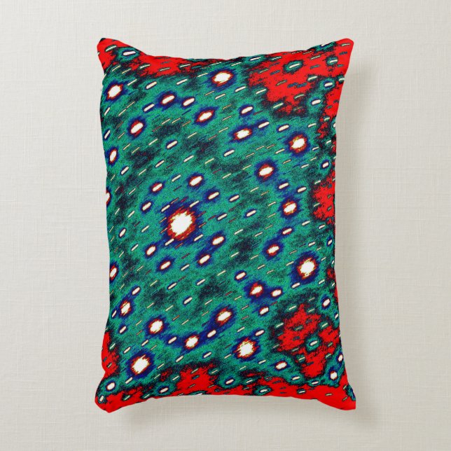 Abstract Color Pillow Dekokissen (Vorderseite(Vertikal))