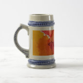 Abstract Color Splash Stein Mug Bierglas (Links)