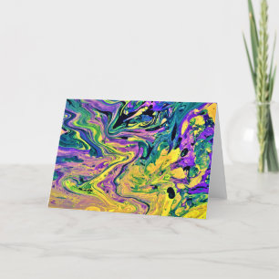 Abstract Color Study 41, card Karte