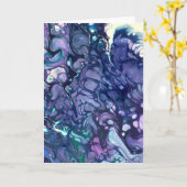 Abstract Color Study 81, card Karte (Gelbe Blume)