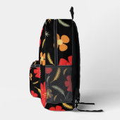 Abstract Colored Floral Modern Artistic Flower  Bedruckter Rucksack (Rechts)