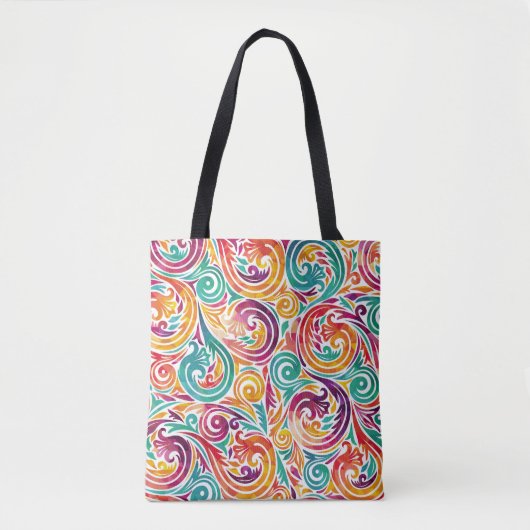 Abstract colorful background. illustrationcarnival tasche (Vorderseite)