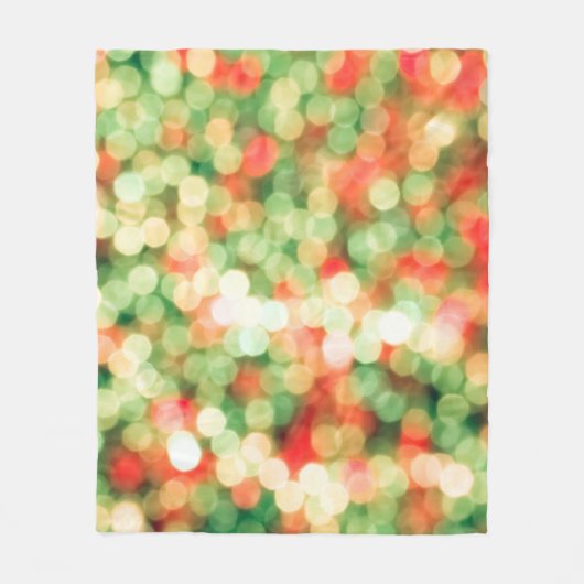 Abstract colorful bokeh background fleecedecke (Vorderseite)