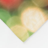 Abstract colorful bokeh background fleecedecke (Ecke)