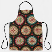 abstract colorful circle bunch pattern backgrounda schürze (Vorderseite)