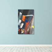 Abstract Colorful Cityscape Leinwanddruck (Insitu (Holzboden))