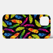 Abstract colorful feather explosion Case-Mate iPhone hülle (Rückseite (Horizontal))