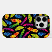Abstract colorful feather explosion Case-Mate iPhone hülle (Rückseite (Horizontal))