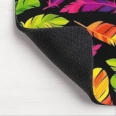 Abstract colorful feather explosion mousepad (Ecke)