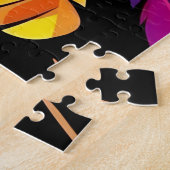 Abstract colorful feather explosion puzzle (Seite)