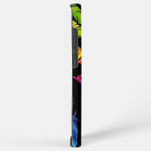 Abstract colorful feather explosion samsung galaxy hülle (Rechte Seite)