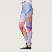 Abstract Colorful Flowing Ribbons Leggings (Links)