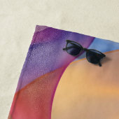 Abstract Colorful Flowing Ribbons Strandtuch (Beispiel)