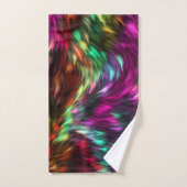 Abstract Colorful Fur Background-24605 Handtuch (Handtuch)
