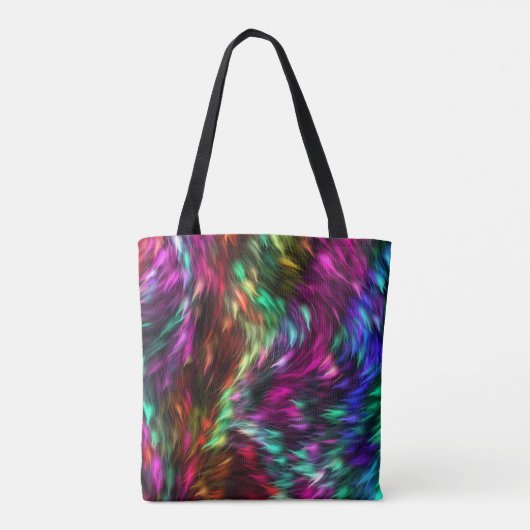 Abstract Colorful Fur Background-24605 Tasche (Rückseite)