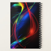 Abstract Colorful Lights Planner Planer (Rückseite)