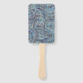 Abstract Colorful Lines Seamless Pattern Fächer (Vorderseite)