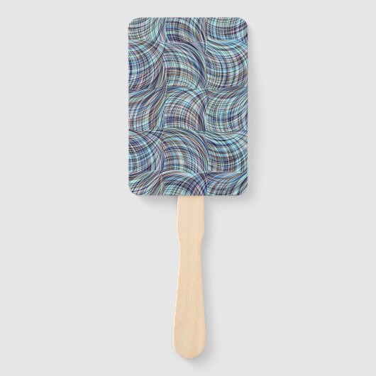 Abstract Colorful Lines Seamless Pattern Fächer (Vorderseite)