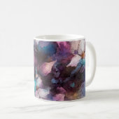 Abstract colorful oil, acrylic painting of spring kaffeetasse (VorderseiteRechts)