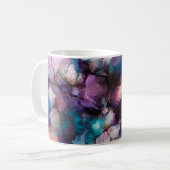 Abstract colorful oil, acrylic painting of spring kaffeetasse (Vorderseite Links)