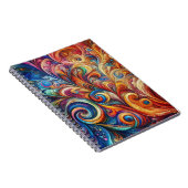 Abstract Colorful Pattern Notizblock (Rechte Seite)