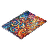 Abstract Colorful Pattern Notizblock (Linke Seite)