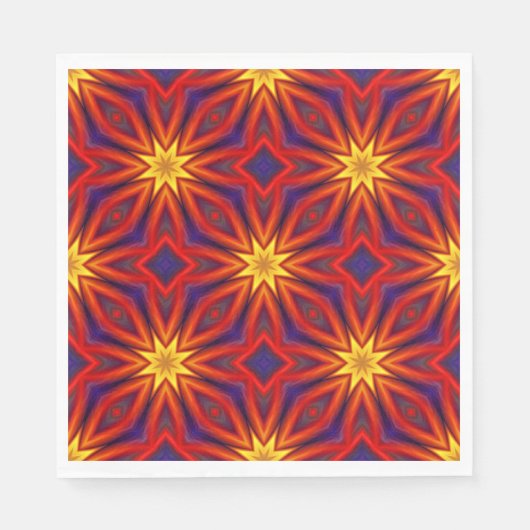 Abstract Colorful Pattern Serviette (Vorderseite)