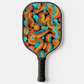 Abstract colorful pickleball paddle (Rückseite)