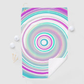 Abstract Colorful Swirl Golfhandtuch (Insitu)