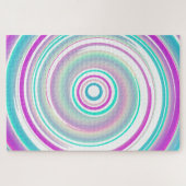 Abstract Colorful Swirl Puzzle (Horizontal)