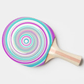 Abstract Colorful Swirl Tischtennis Schläger (Seitenansicht)