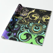 Abstract colorful swirls geschenkpapier (Ungerollt)