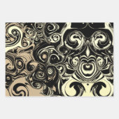 Abstract colorful swirls  geschenkpapier set (Vorderseite 3)