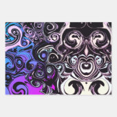 Abstract colorful swirls  geschenkpapier set (Vorderseite)