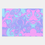 Abstract colorful swirls  geschenkpapier set (Vorderseite)