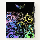 Abstract colorful swirls  notizblock (Rückseite)