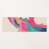 Abstract Colorful Yoga Mats Yogamatte (Vorderseite (Horizontal))