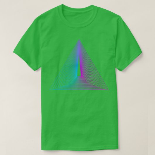 Abstract colorfull triangle T-Shirt (Design vorne)